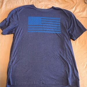 LG Blue Flag Graphic Men's T-Shirt